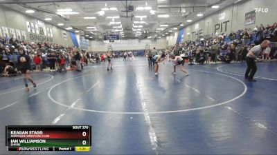 135 lbs Cons. Semi - Keagan Stagg, Northside Wrestling Club vs Ian Williamson, Empire