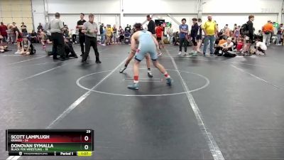 140 lbs Round 1 (8 Team) - Scott Lamplugh, Kraken vs Donovan Symalla, Black Fox Wrestling