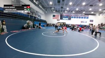 190 lbs Quarterfinal - Braxten Crow, Sheridan vs Bricen Wright, Chadron