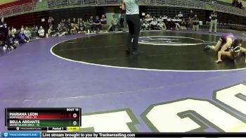 130 lbs Round 5 (8 Team) - Bella Arrants, Grand Island Girls vs Mariana Leon, Northwest Girls