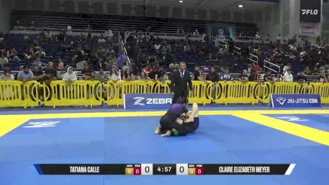 Claire Elizabeth Meyer vs Tatiana Calle 2025 Pan IBJJF Jiu-Jitsu No-Gi Championship
