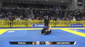 Claire Elizabeth Meyer vs Tatiana Calle 2025 Pan IBJJF Jiu-Jitsu No-Gi Championship