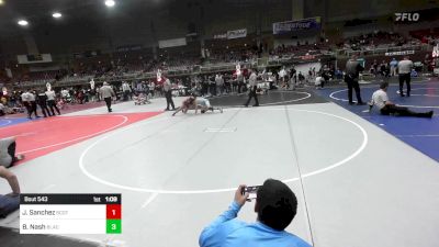 116 lbs Semifinal - Jaxon Sanchez, Scottsbluff WC vs Blake Nash, Black Fox Wrestling Academy