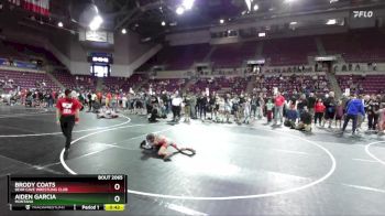 67 lbs Quarterfinal - Brody Coats, Bear Cave Wrestling Club vs Aiden Garcia, Montana