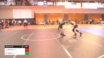 132 lbs Prelims - Josh Gervey, High Point vs Ryan Toppin, Clearview