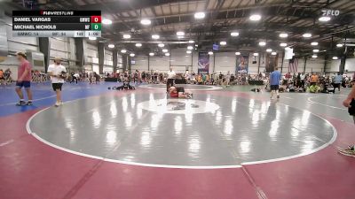 195 lbs Rr Rnd 1 - Daniel Vargas, Gold Medal Wrestling Club - Easton vs Michael Nichols, MF Army