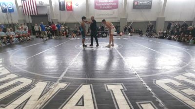 215 lbs Meric Hagarty, Iowa Red vs Victor Lopez Villatoro, California Silver