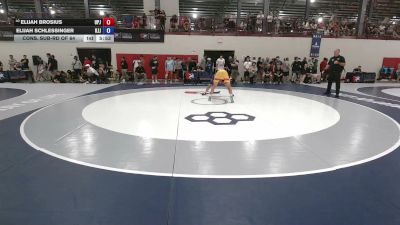 70 kg Cons. Sub-rd Of 64 - Elijah Brosius, UPJ vs Elijah Schlessinger, Illinois