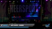 App State - Cheer [2022] 2022 CHEERSPORT National Cheerleading Championship
