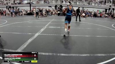 138 lbs Round 1 (8 Team) - MARCUS KILLGORE, Team Arizona vs Elijah Carrington, Savage King Pins