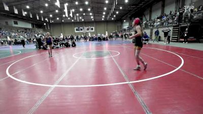 100 lbs Champ. Round 1 - Hannah Stephenson, Sand Springs vs Kendall Brecks, North Platte Girls