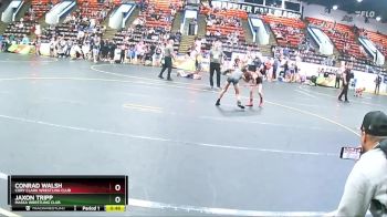 75 lbs Cons. Round 1 - Jaxon Tripp, Massa Wrestling Club vs Conrad Walsh, Cory Clark Wrestling Club