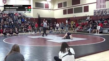 138 lbs Semifinal - Luke Showalter, Hampton-Dumont-CAL vs Cain Rodgers, North Fayette Valley