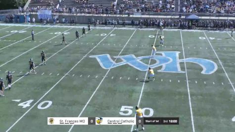 Replay: St Frances MD vs Central Catholic PA | Aug 24 @ 3 PM
