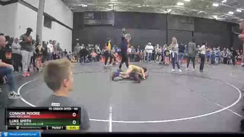 66 lbs Cons. Round 3 - Connor Moore, Hard Rock Rams vs Luke Smith, Team Bear Wrestling Club