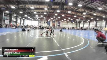 72 lbs Rd# 7- 10:45am Saturday Final Pool - Leonidas Murillo, PA Gold vs JAXON KRAEMER, West Coast Riders