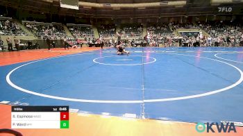 110 lbs Consi Of 8 #1 - Sebastian Espinosa, Wagoner Takedown Club vs Patrick Ward, Mannford Pirate Youth Wrestling