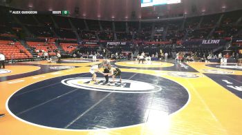 2A 120 lbs Champ. Round 1 - Alexander Schuetz, Darien (Hinsdale South) vs Alex Gudgeon, Highland Park