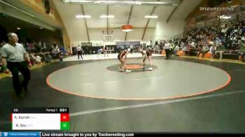 115 lbs Cons. Semi - Ryan Sou, Taft vs Arianne Korish, Mountain View