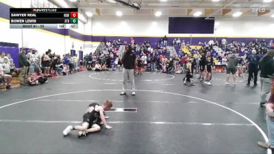 55 lbs Cons. Semi - Bowen Lewis, Summerville Take Down vs Sawyer Neal, Ninety Six Wrestling