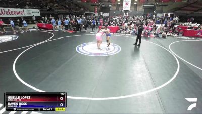 190 lbs Placement Matches (16 Team) - Giselle Lopez, SAWA-GR vs Raven Ross, LAWA-GR