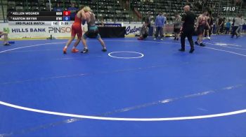 190 lbs 3rd Place Match - Kellen Wegner, Moen vs Easton Beyer, BTWC