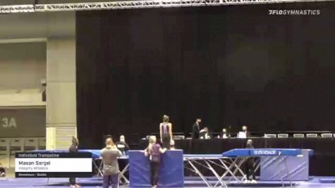 Mason Sargel - Individual Trampoline, Integrity Athletics - 2021 USA Gymnastics Championships