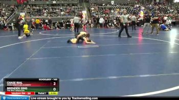 140 lbs Quarterfinal - Brenden Ging, The Best Wrestler vs Chase Rial, Moen Wrestling Academy