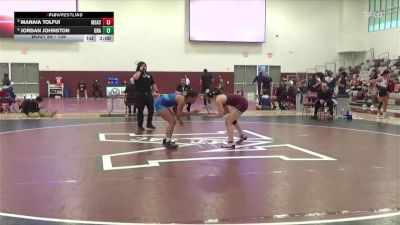 138 lbs Cons. Semi - Jordan Johnston, Unattached vs Manaia Tolfui, Mt. San Antonio College