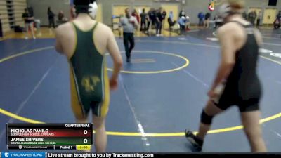 189 lbs Quarterfinal - James Shivers, South Anchorage High School vs Nicholas Panilo, Service High School Cougars