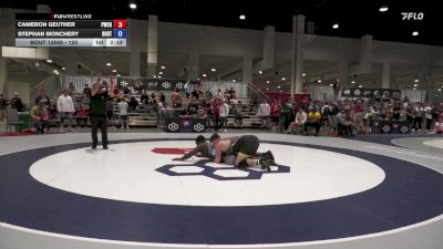 125 lbs Cons. Round 4 - Cameron Geuther, Panther Wrestling Club RTC vs Stephan Monchery, Boone RTC