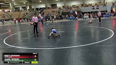 45 lbs 5th Place Match - Daniel Wohler, Higher Calling Wrestling Club vs Rhett Davidson, Franklin WC