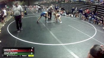 95 lbs Round 5 (6 Team) - Hailey Delgado, Team Texas Blue vs Caitlyn Kendall, Oregon Girls