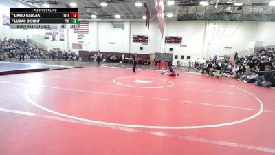 215 lbs 3rd Place - David Karlak, Terryville/Thomaston vs Lucas Benoit, Putnam