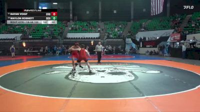 1A-4A 150 Cons. Round 3 - Rayan Voigt, Central Florence High School vs Waylon Robnett, Deshler