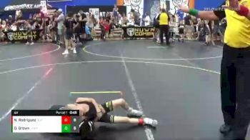 44 lbs Round 4 (8 Team) - Dawson Brown, American Gladiators vs Nolan Rodriguez, Untouchables White