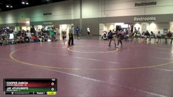 132 lbs Placement Matches (16 Team) - Jay Athouriste, Bonita Boys vs Cooper Garcia, Naples Wrestling