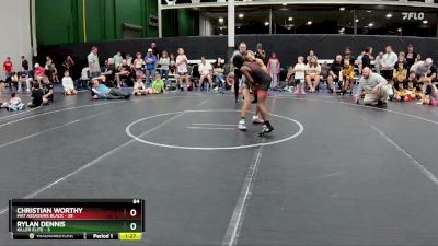 84 lbs Round 6 (8 Team) - Rylan Dennis, Killer Elite vs Christian Worthy, Mat Assassins Black