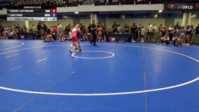 78 lbs Cons. Quarters - Grant Lottmann, Greater Heights Wrestling Club vs Levi Pike, Michigan West Wrestling Club