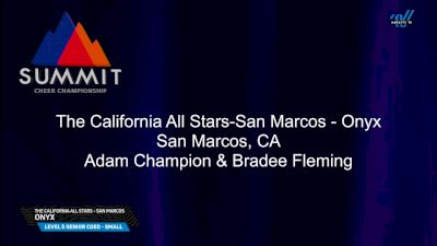 The California All Stars - San Marcos - Onyx [2025 L5 Senior Coed - Small Semis] 2025 The Summit