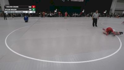 113 lbs Cons. Sub-quarters - Kylan Walsh, DC Elite Wrestling vs Holten Crane, Team Idaho Wrestling Club