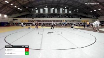 165 lbs Consi Of 4 - Logan Berger, Chadron State-UNA vs Sullivan Sample, Northeastern