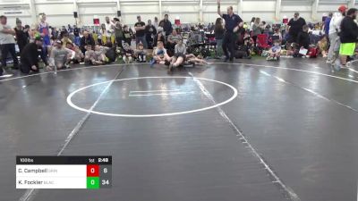 100 lbs Round 1 - Colby Campbell, Grindhouse Wrestling Club vs Knox Fockler, Black Iron Society