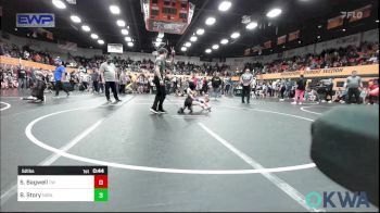 52 lbs Quarterfinal - Slayde Bagwell, Tuttle Wrestling vs Bentley Story, Noble Takedown Club