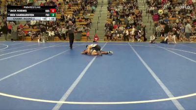 90 lbs Champ. Round 2 - Jack Koenig, Moen Wrestling Academy vs Ben Hammarsten, Pinnacle Wrestling Club