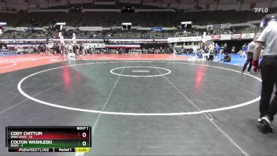 157 lbs Finals (2 Team) - Cody Chittum, Iowa State vs Colton Washleski, Rider