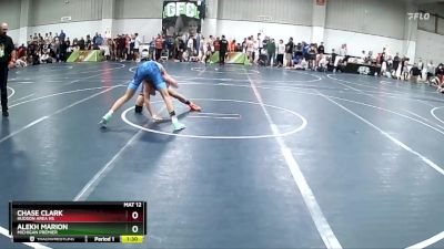 119 lbs Champ. Round 1 - Chase Clark, Hudson Area HS vs Alekh Marion, Michigan Premier