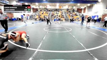 120 lbs 7th Place Match - Aaron Gonzalez, Mater Dei vs Alex Ramos, Clovis West