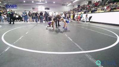 43 lbs 3rd Place - Eagan Luxton, Bartlesville Wrestling Club vs Kainen Hunter, Vian Wrestling Club