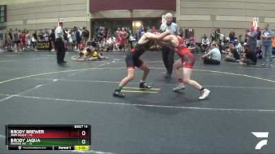 117 lbs Round 5 (6 Team) - Brody Brewer, Ares Black vs Brody Jaqua, Foxfire WC